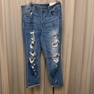 American Eagle Outfitters Blue Distressed Jeans